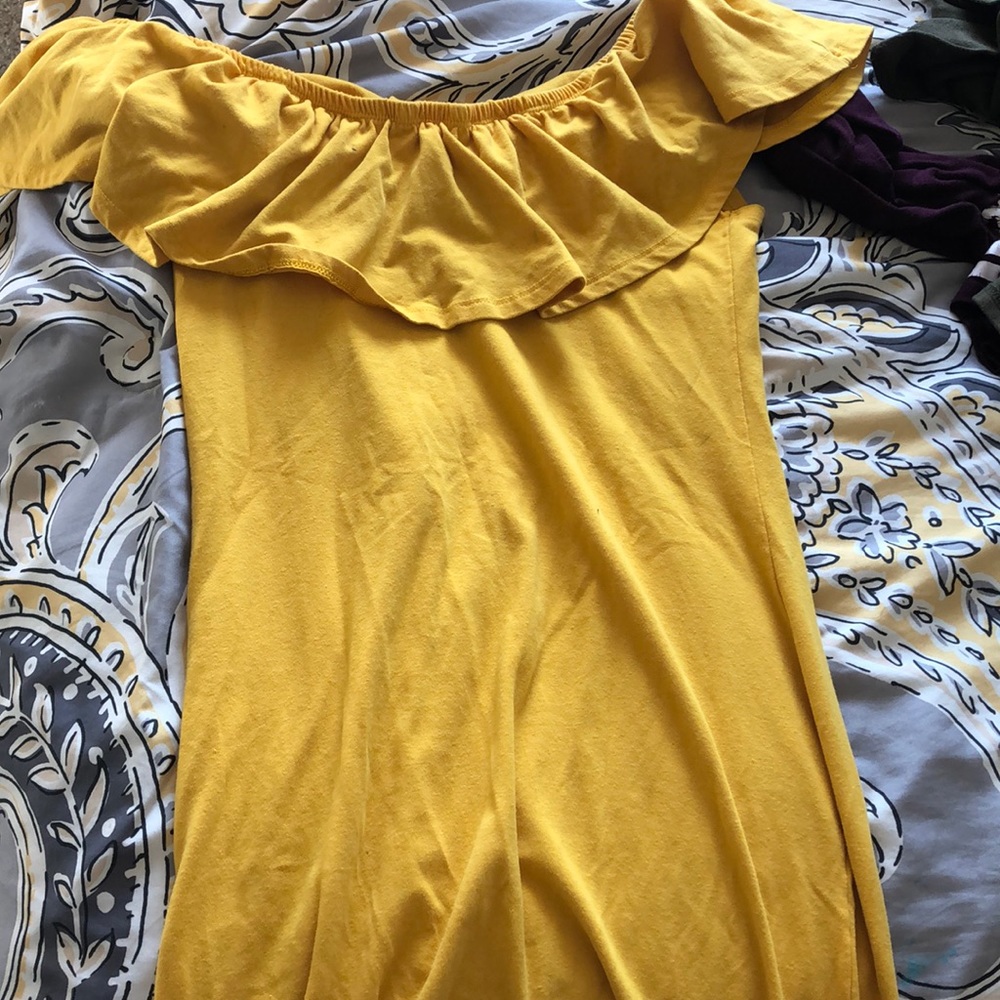 Hello Off thé Shoulder Short Dress